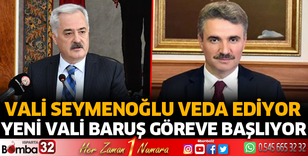 Vali Seymenoğlu veda ediyor
