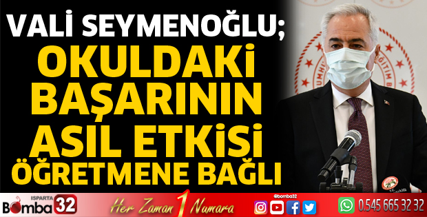 Vali Seymenoğlu’ndan eğitimle ilgili önemli açıklamalar