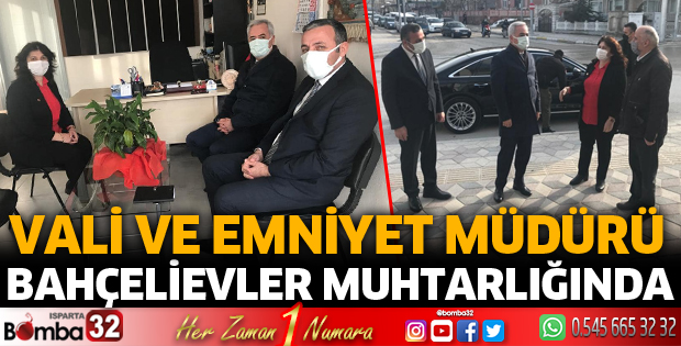 Vali Seymenoğlu'ndan Bahçelievler Muhtarlığına ziyaret