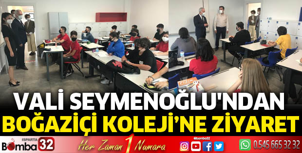 Vali Seymenoğlu'ndan Boğaziçi Kolejine ziyaret