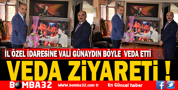 VALİ  GÜNAYDINDAN  İL ÖZEL İDAREYE ZİYARET 