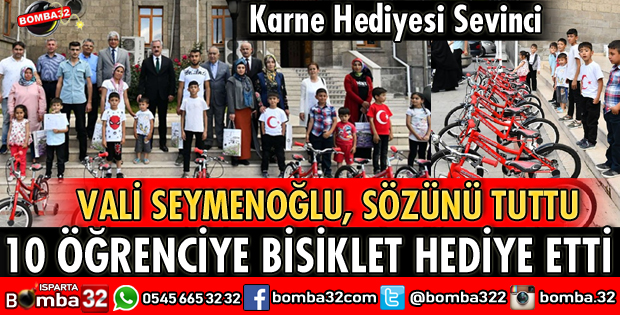 VALİDEN ÇOCUKLARA KARNE HEDİYESİ