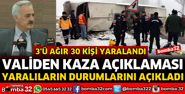 VALİDEN KAZA AÇIKLAMASI