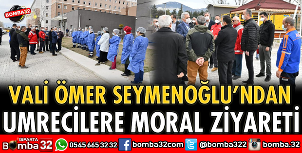 VALİDEN KYK YURDUNDA KALAN UMRECİLERE MORAL ZİYARETİ