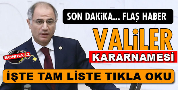 Valiler kararnamesi yayımlandı