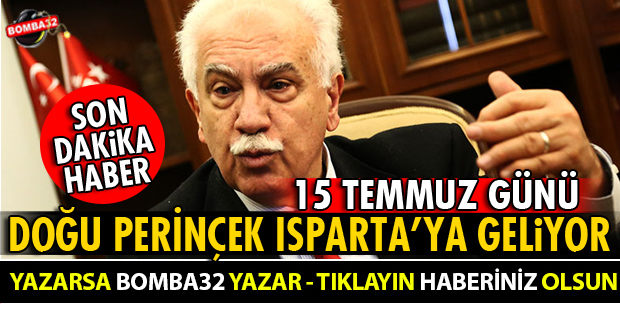 VATAN PARTİSİ GENEL BAŞKANI ISPARTA'YA GELİYOR