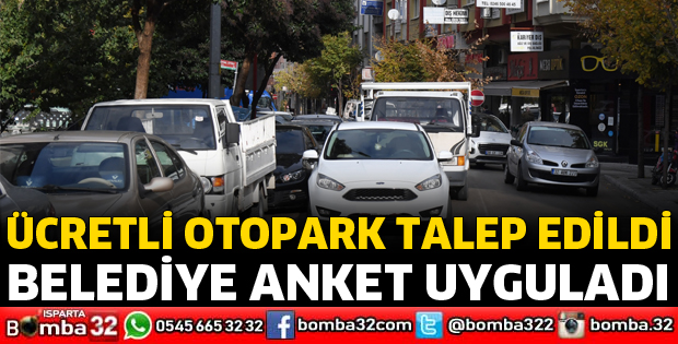 VATANDAŞ TALEP ETTİ, BELEDİYE ANKET UYGULADI
