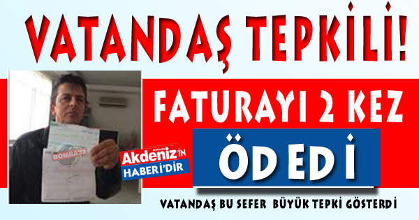 VATANDAŞ TEPKİLİ!