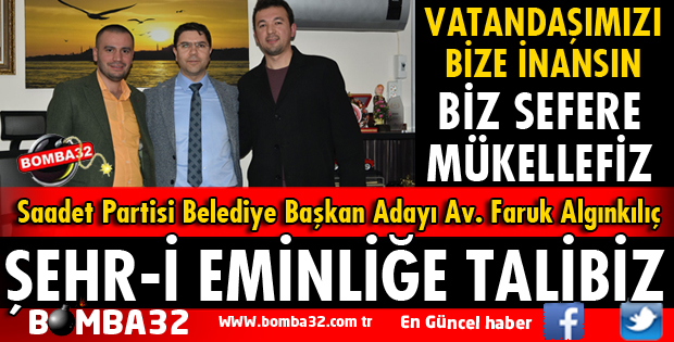VATANDAŞIMIZI BİZE İNANSIN