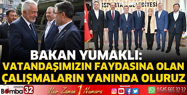 Vatandaşımızın faydasına olan çalışmaların yanında oluruz