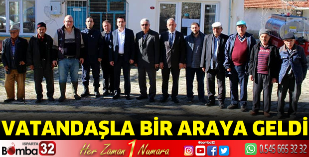 Vatandaşla bir araya geldi