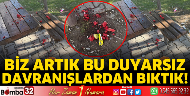 Vatandaşlar bu manzaraya tepki gösterdi