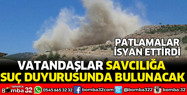 VATANDAŞLAR SAVCILIĞA SUÇ DUYURUSUNDA BULUNACAK