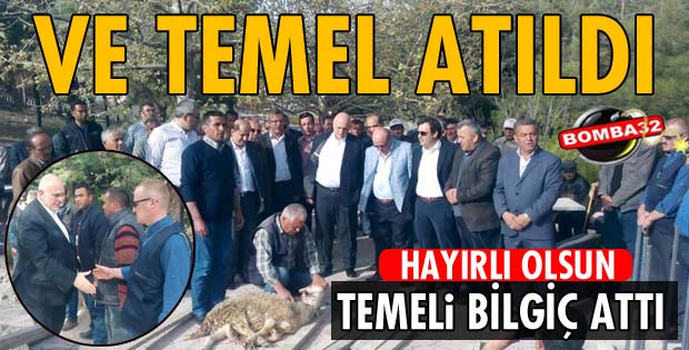 VE TEMELİ ATILDI