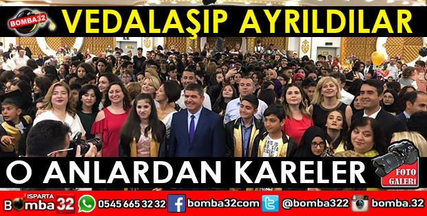 VEDALAŞIP AYRILDILAR