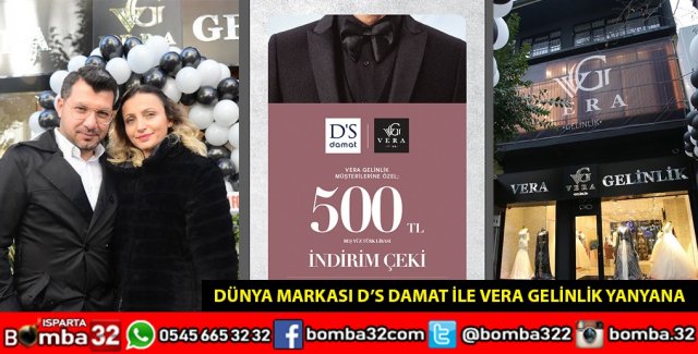 VERA GELİNLİK ve D’S DAMATTAN BÜYÜK KAMPANYA