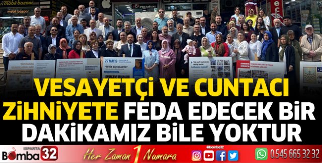 Vesayetçi ve darbeci zihniyeti kınamak için bir aradayız
