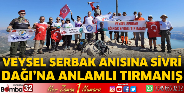 Veysel Serbak anısına Sivri Dağı’na anlamlı tırmanış