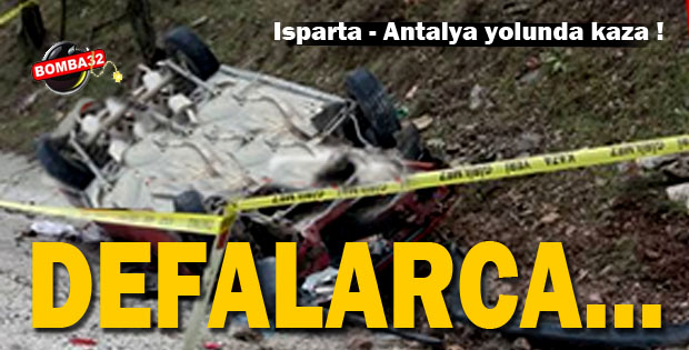 VİRAJI ALAMADI DEFALARCA TAKLA ATTI !