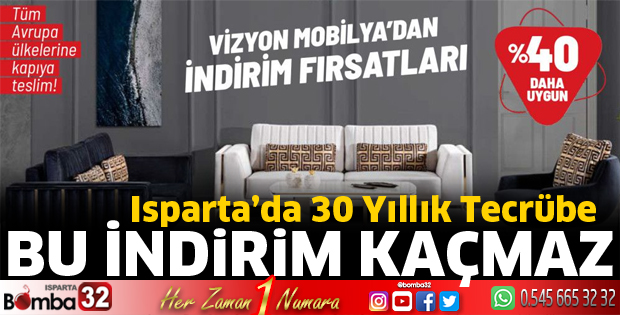 VİZYON MOBİLYA’DAN İNDİRİM FIRSATLARI