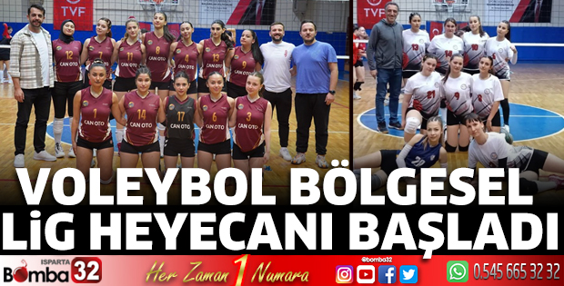 Voleybol Bölgesel Lig Heyecanı Başladı