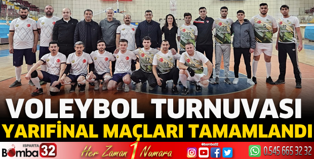 Voleybol Turnuvası Yarıfinal Maçları Tamamlandı