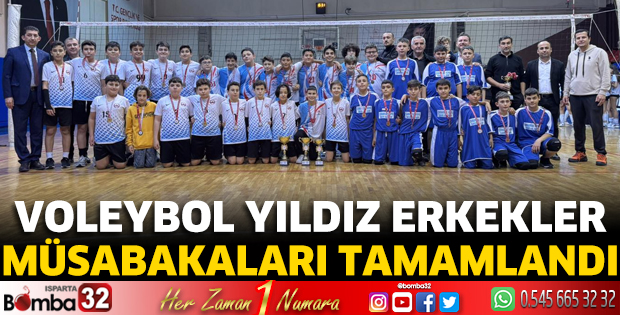 Voleybol Yıldız Erkekler müsabakaları tamamlandı