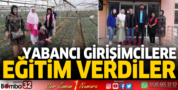 Yabancı girişimcilere eğitim verdiler