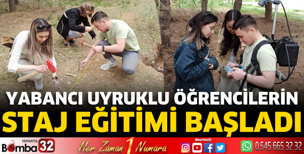 Yabancı uyruklu öğrencilerin staj eğitimi başladı