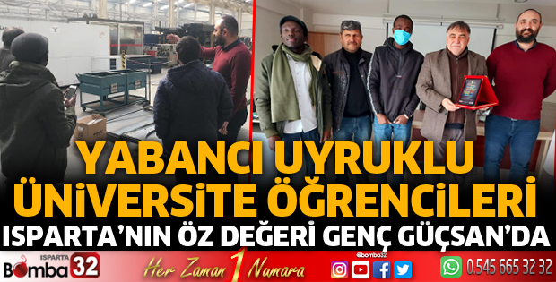 Yabancı uyruklu üniversite öğrencileri Genç Güçsan'da
