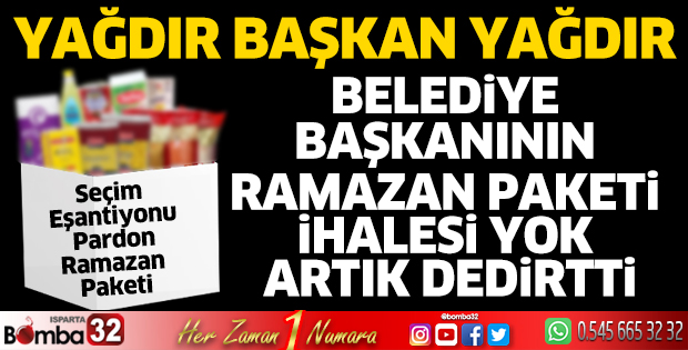 Yağdır Başkan Yağdır