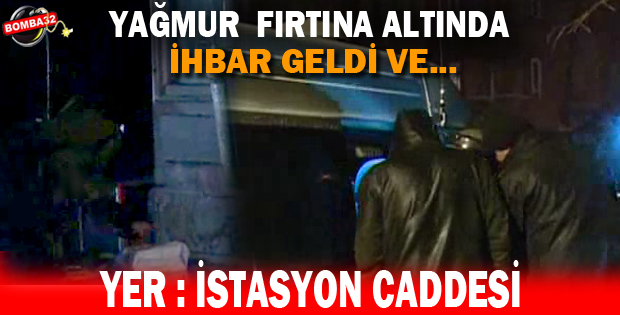YAĞMUR ÇAMUR ALTINDA...