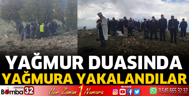 Yağmur duasında yağmur yağdı