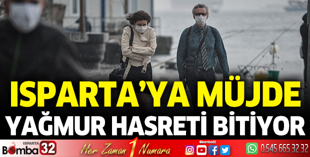Yağmur hasreti bitiyor