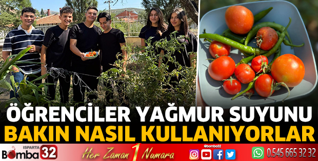 Yağmur suyunu bakın nasıl kullanıyorlar