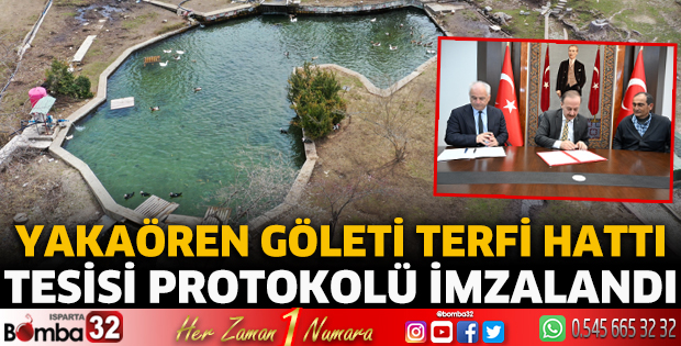 Yakaören Göleti Terfi Hattı Tesisi Protokolü İmzalandı
