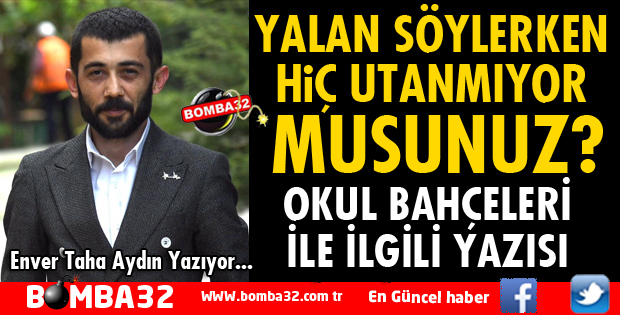 YALAN SÖYLERKEN HİÇ UTANMIYOR MUSUNUZ?