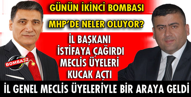 YALÇIN İSTİFAYA DAVET ETTİ MECLİS ÜYELERİ KUCAK AÇTI