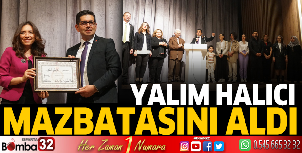 Yalım Halıcı mazbatasını aldı