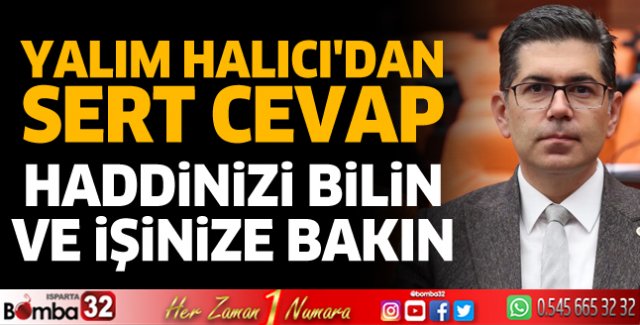 Yalım Halıcı'dan sert cevap