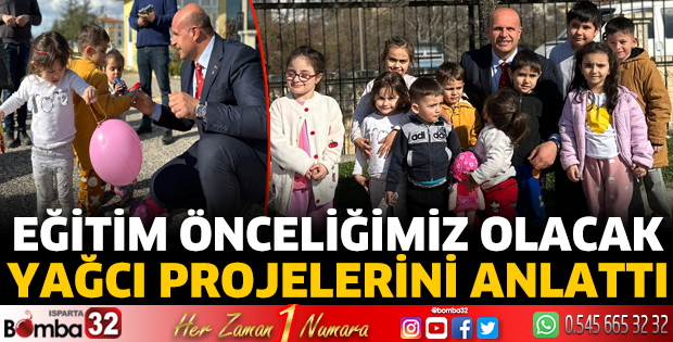 Yalvaç AK Parti Adayı Sürmeli Yağcı projelerini anlattı