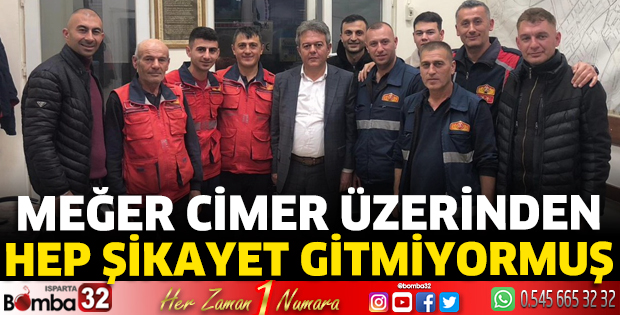 Yalvaç İtfaiyesine duygulandıran mektup