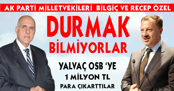 Yalvaç Organize Sanayi Bölgesinde önemli adım