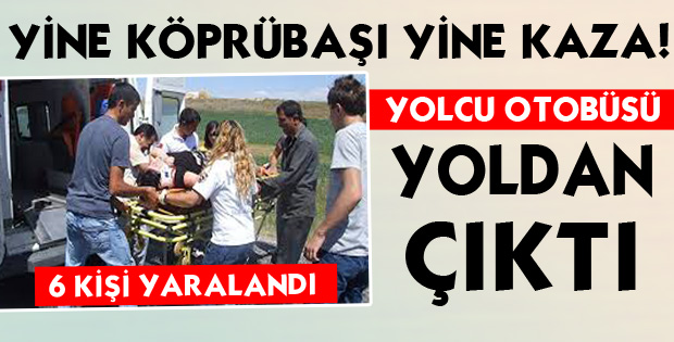 Yalvaç Yolcu Otobüsü Yoldan Çıktı