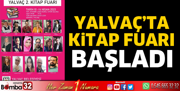 Yalvaç’ta kitap fuarı