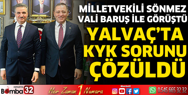 Yalvaç’ta KYK sorunu çözüldü