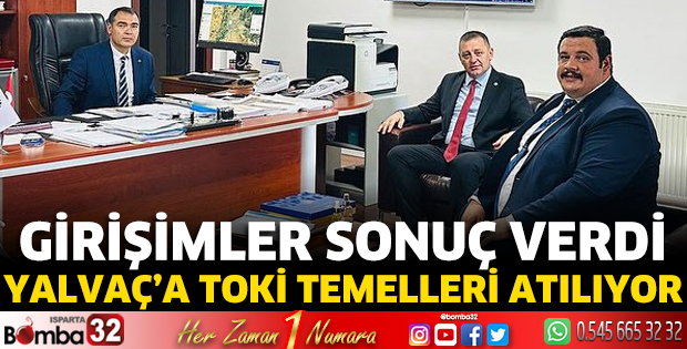 Yalvaç'a TOKİ temelleri atılıyor