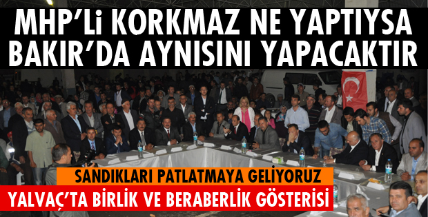YALVAÇ'TA GÖVDE GÖSTERİSİ!