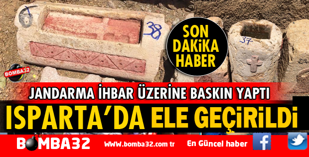 FLAŞ  HABER YALVAÇ'TA JANDARMADAN TARİHİ ESER OPERASYONU