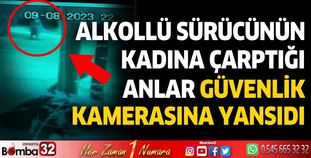 Yalvaç'ta kaza anı kaydedildi
